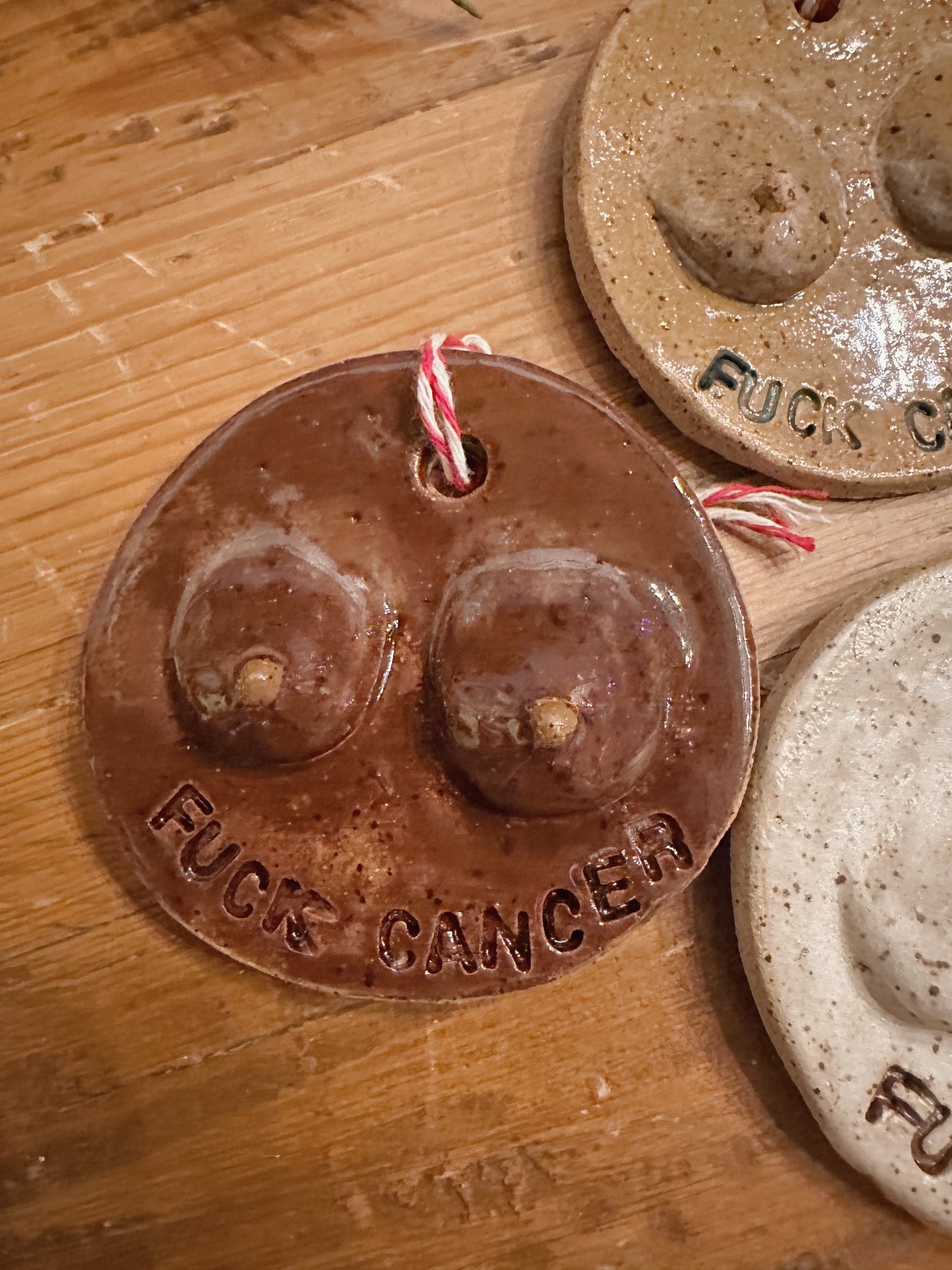 F*UCK CANCER Ornaments