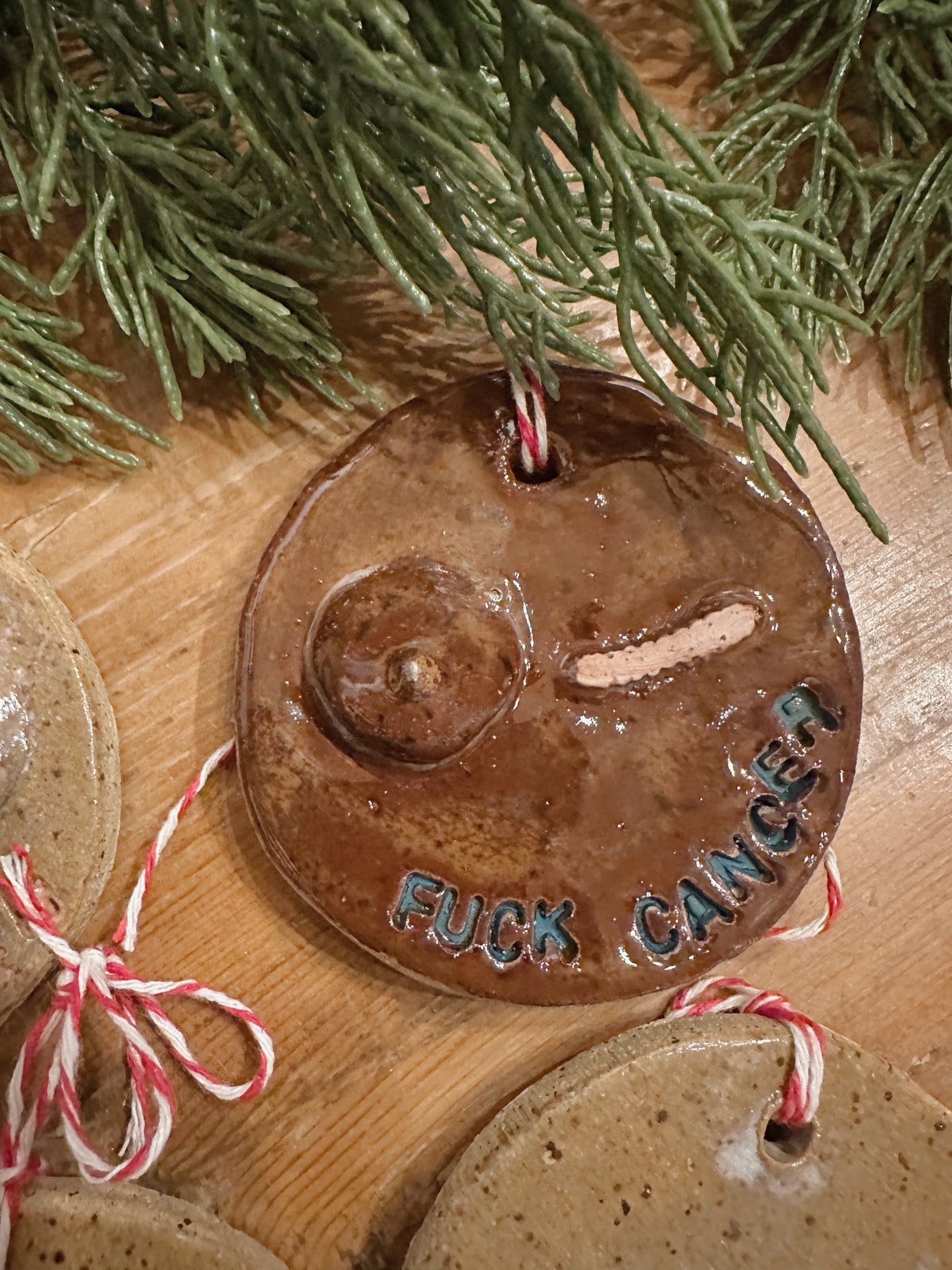 F*UCK CANCER Ornaments