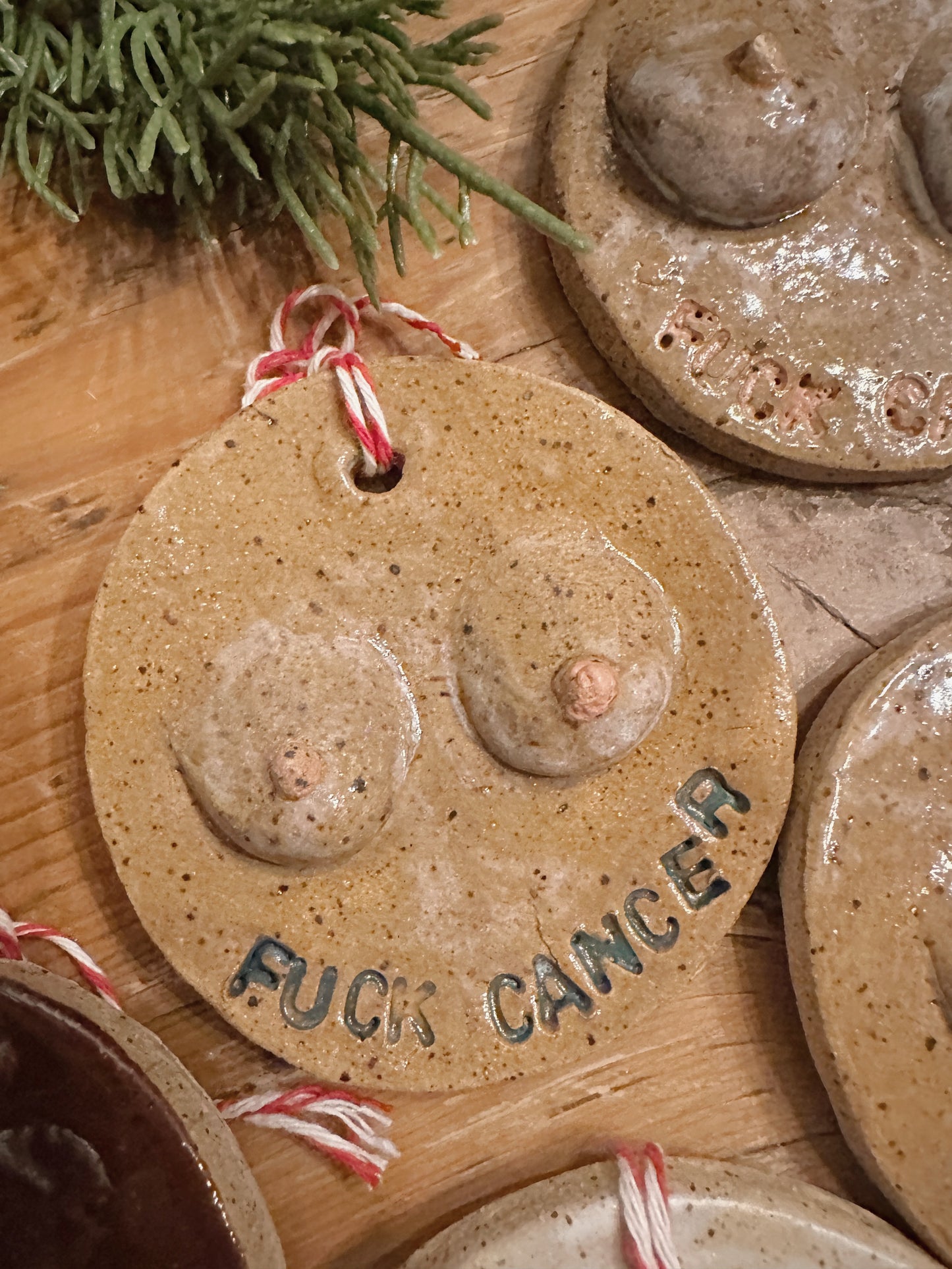 F*UCK CANCER Ornaments